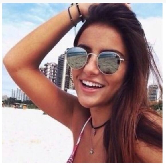 NWT RayBan Round Metal RB3447 Silver Mirror Ray ban Sunglasses - Picture 1 of 16